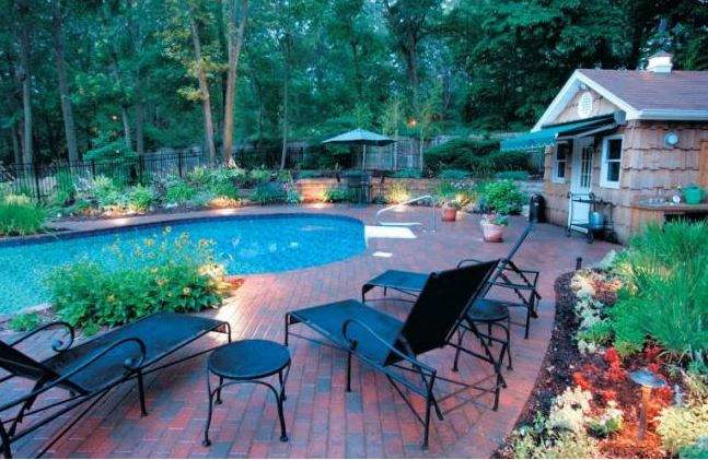 pool lighting, lighting, outdoor living, pool designs