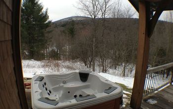 Bullfrog spa Installed On a Second-story Deck in Windham New York