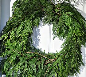 diy rustic cedar bough wreath, christmas decorations, crafts, seasonal holiday decor, wreaths, It s going to look big and messy at first