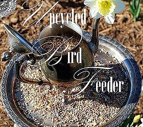 coffee tea or seed upcycled bird feeders, crafts, repurposing upcycling