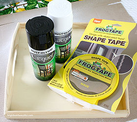 diy projects using frogtape shapetape, crafts, painting, Materials needed