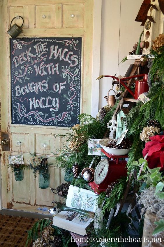 decking the halls of the potting shed, seasonal holiday d cor