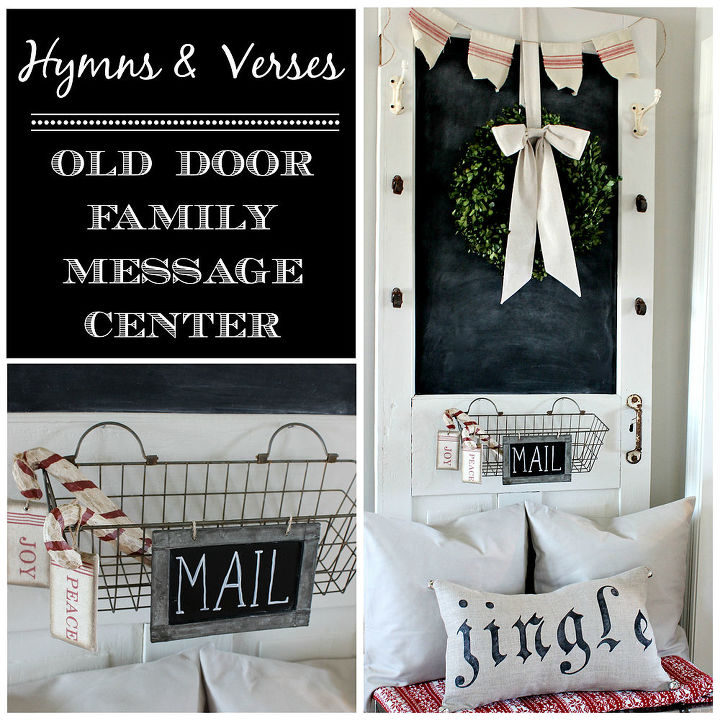 hymns verses my favorite project 2013, doors, home decor, seasonal holiday decor, The finished project