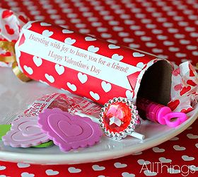 easy diy valentine poppers, crafts, repurposing upcycling, seasonal holiday decor, valentines day ideas, Kids love surprises they love opening things and they love discovering little treasures These fun Valentine s Day Poppers pack all of those punches