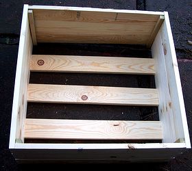 make a christmas tree crate hide that ugly stand, christmas decorations, hardwood floors, seasonal holiday decor, woodworking projects, Fitting my box all together I did not do a solid bottom