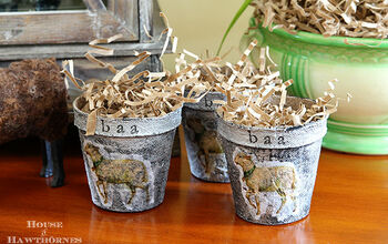  Use potes de turfa em sua decoração de primavera
