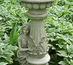 classic garden ornaments, concrete masonry, gardening, outdoor living, Be creative This is an old candlestick