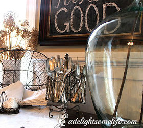 decorating with a demijohn and olive bucket, home decor, kitchen design