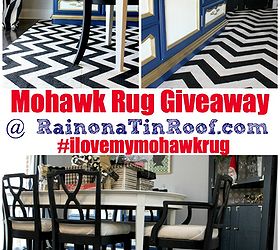 black and cream chevron area rug, flooring, home decor, Enter to win your own rug