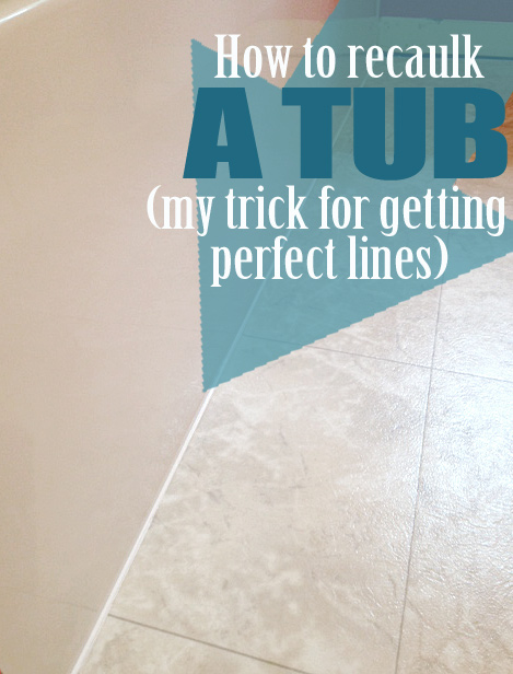 recaulk a tub in 5 easy steps plus my trick for perfect lines, bathroom, home maintenance repairs, I ve got a trick up my sleeve for getting professional results with caulk