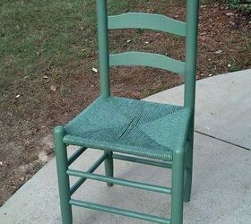 shaker chair refurb, painted furniture