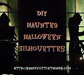 diy halloween silhouettes, crafts, halloween decorations, seasonal holiday decor, DIY Silhouettes with posterboard from the dollar store