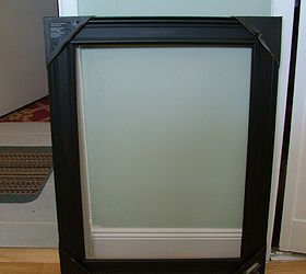 old medicine cabinet gets a facelift for 30, Lightweight open picture frame from craft store