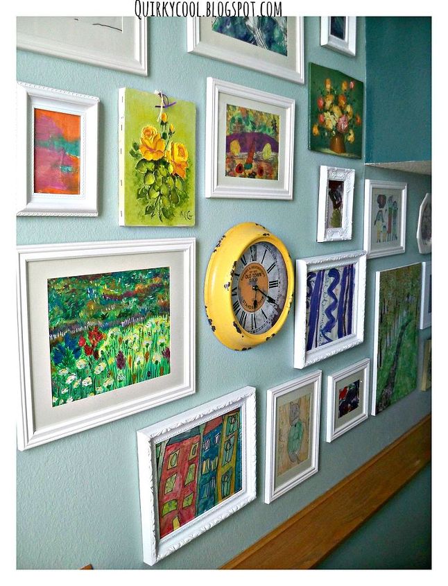 a beautiful art gallery wall, crafts, foyer, home decor, wall decor