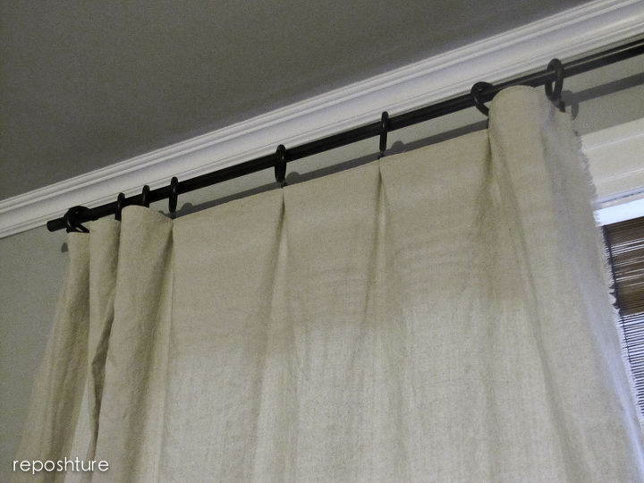 cortinas de flecos sin coser y barras de cortina diy, Cuelga y disfruta