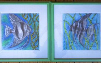 My art...Did these for the foyer in the Myrtle Beach house...