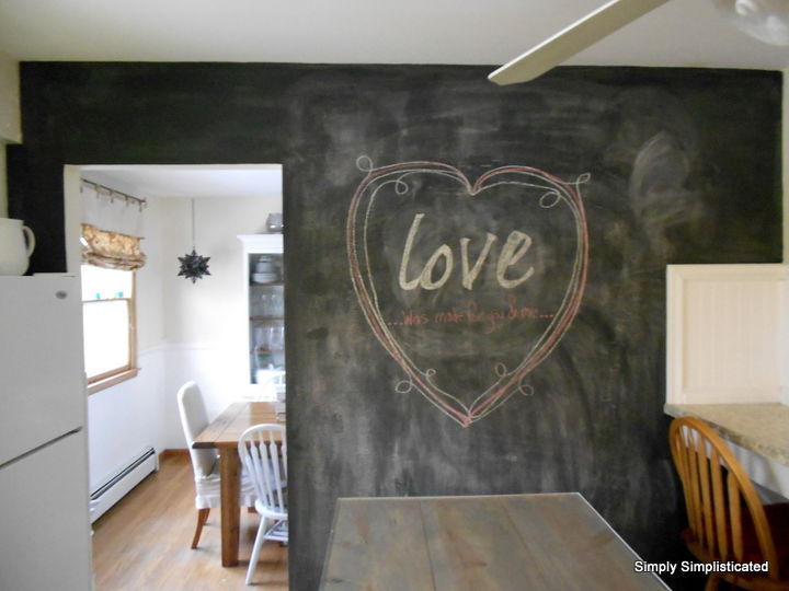 kitchen chalkboard wall, chalk paint, chalkboard paint, kitchen design, painting