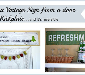 pottery barn knock off sign with a twist of lime, organizing, repurposing upcycling