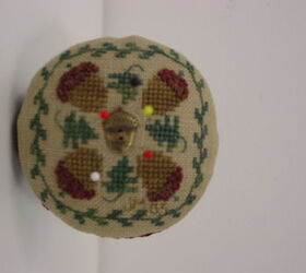 images of my needlework, crafts, Detail of the pin cushion