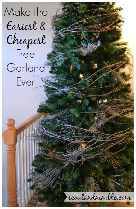 christmas tree decorating holidayhome diy tree garland, christmas decorations, seasonal holiday decor