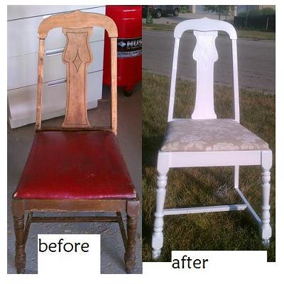 the awesomeness of white paint, painted furniture