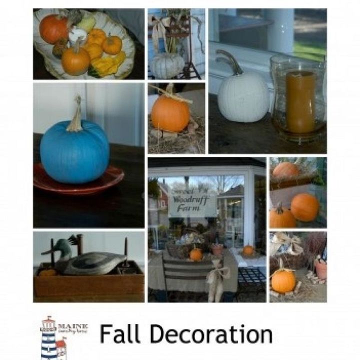 fall decoration burlap and pumpkins, halloween decorations, seasonal holiday decor
