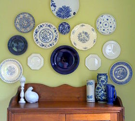 cheap invisible plate hangers, repurposing upcycling