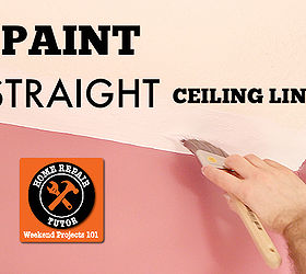 Conquer Painting Straight Ceiling Lines (without Tape) Hometalk