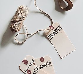 best small thank you gift ideas for all year round, crafts, Hand made Thank You and Thankful tags don t have to time consuming or expensive