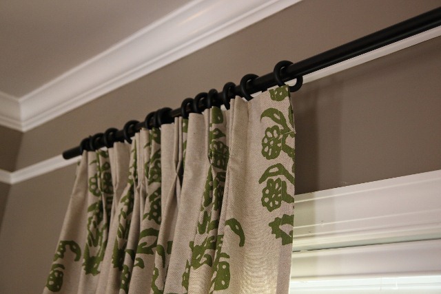 i created pinch pleats in my store bought curtains, home decor, window treatments, windows, After