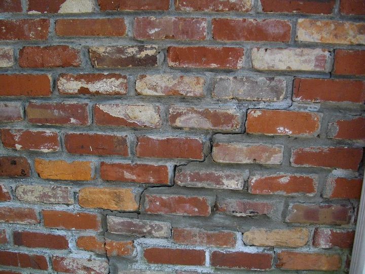 signs of a settling foundation, concrete masonry, home maintenance repairs