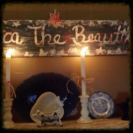 a salute to the old red white and blue, crafts, patriotic decor ideas, seasonal holiday decor, America The Beautiful