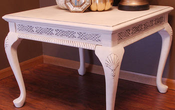 White Chalkpainted Glazed Table
