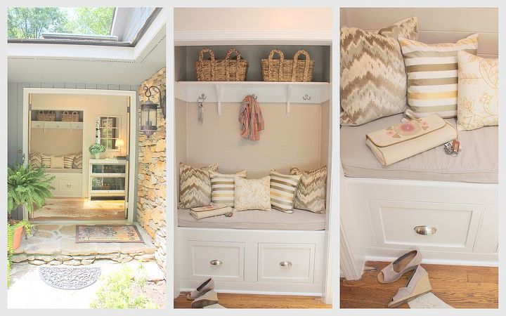 diy closet to entry bench, doors, foyer, home decor, Three different views