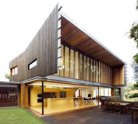highgate hill residence in brisbane by richard kirk architects, architecture, home decor