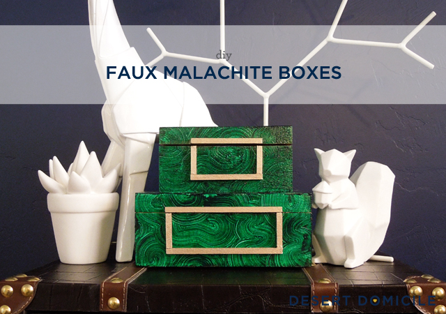 diy 8 faux malachite boxes, crafts, home decor, organizing, DIY Faux Malachite Boxes