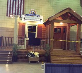 sneak peak at our new home show booth, New Home Show Booth