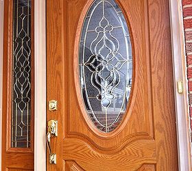 recently had a new featherriver fiberglass door installed by homedepot however, doors, window treatments, FeatherRiver Fiberglass Door