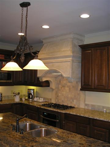 kitchen hoods amp mantels, concrete masonry, kitchen design, Easy to install 404 456 3872