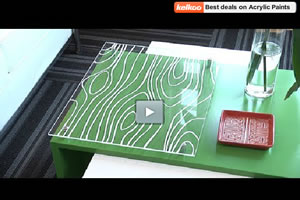 acrylic table top idea, home decor, painted furniture, Acrylic Table Top Idea