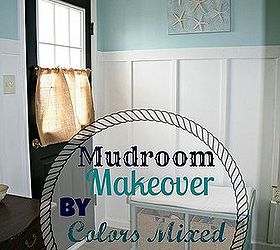 mudroom makeover, foyer, home decor, laundry rooms
