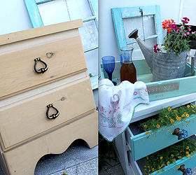 rehabbing a rascal how to turn a bedside table into a planter, gardening, painted furniture, repurposing upcycling