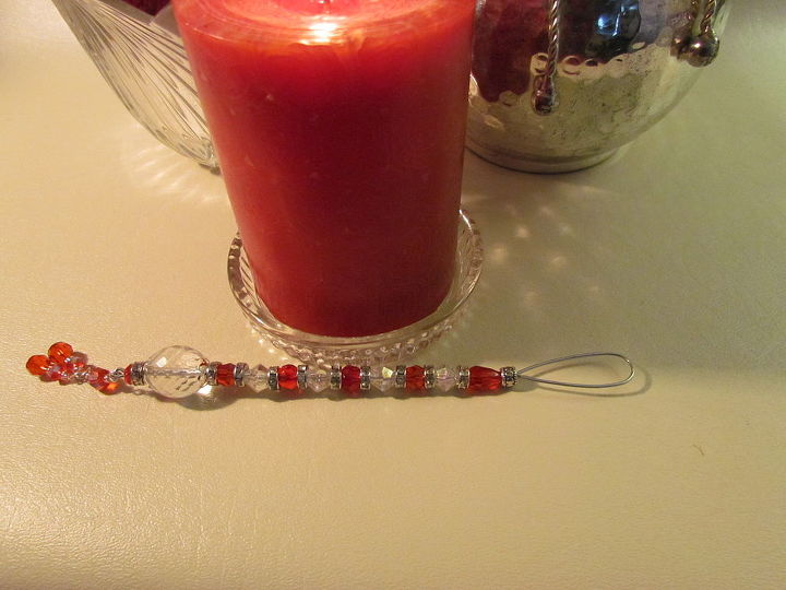 candle snuffer with dingle dangle bling