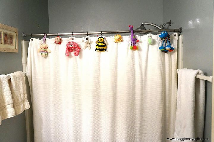 toy shower curtain, bathroom ideas, home decor