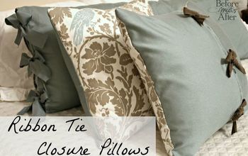 Ribbon Closure Pillows