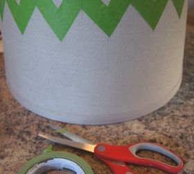 diay chevron shade, crafts, painting, repurposing upcycling, Frog tape is the best