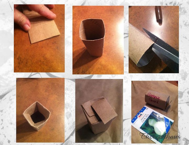 toilet paper rolls for seed starting, container gardening, gardening, repurposing upcycling
