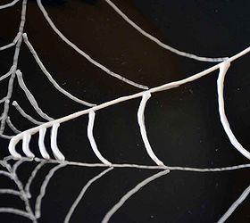 paint a spiderweb even if you think you can t paint, crafts, halloween decorations, seasonal holiday decor