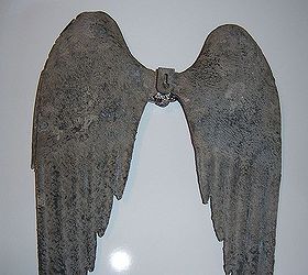 a gift for my sister angel wings, painting, This is a photo of the original finish on the wings