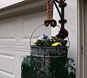 vintage outdoor gardening, flowers, gardening, repurposing upcycling